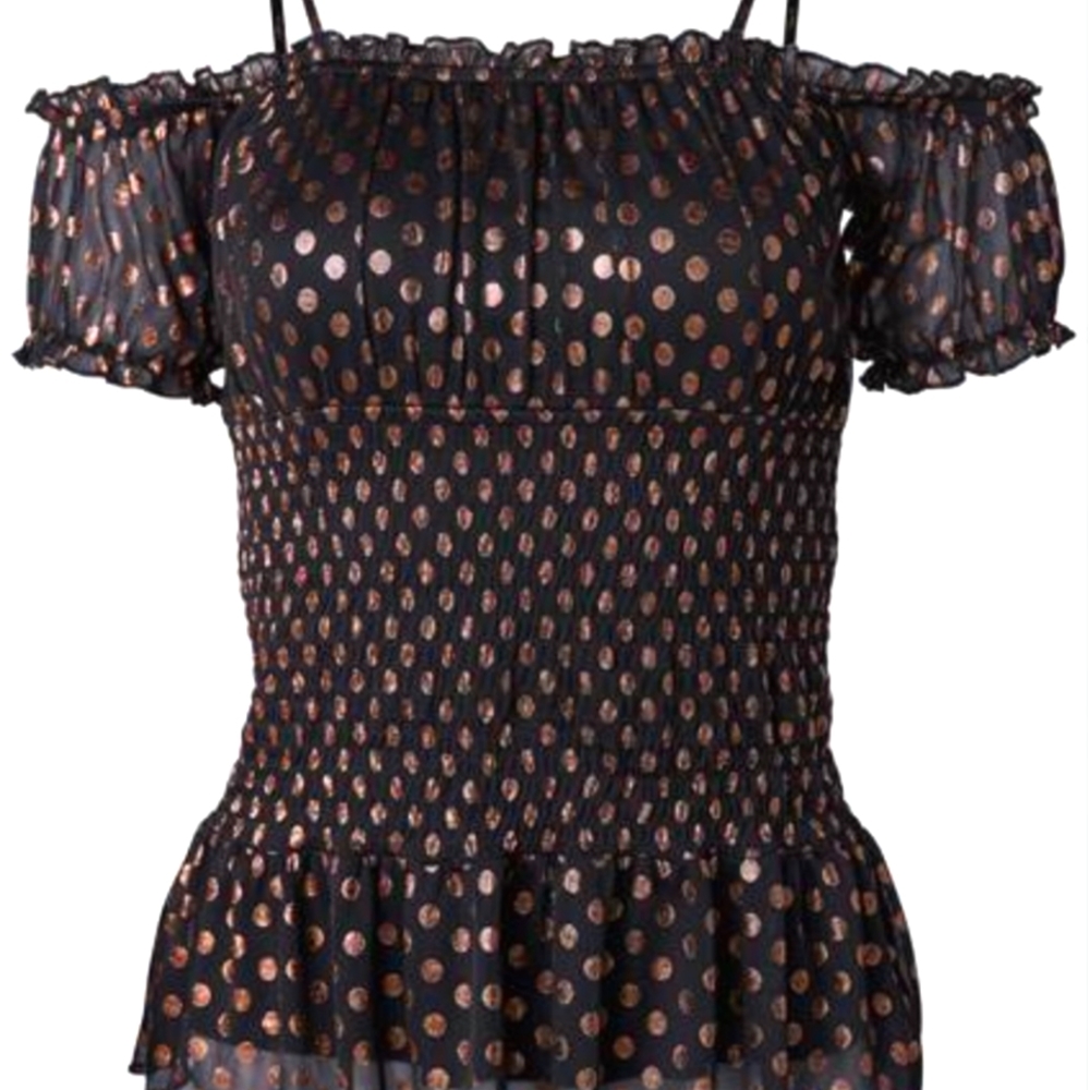 NIB  Cute Flirty Peplum Top from Venus size S (4-6)